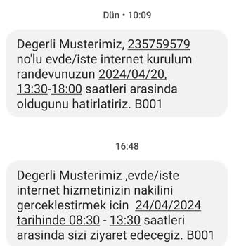 Türk Telekom Bir Türlü Yapılamayan Nakil Kurulumu