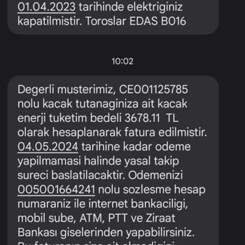 Toroslar Elektrik Dağıtım Enerjisa Kaçak Tüketim Bedeli