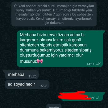 Ef Butik Siparişim 6 Gündür Gelmedi Ve İlgisizlik Var