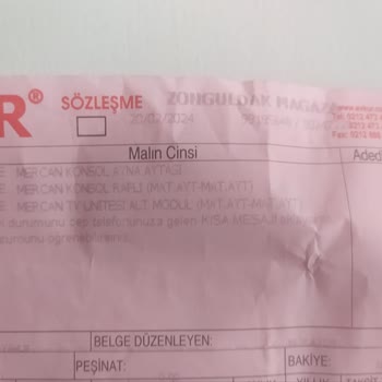 Evkur Teslim Edilmeyen Siparişimiz