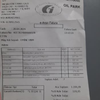 Barrels And Oil Değişim Talebimin Reddedilmesi Ve Personelin İlgisizliği