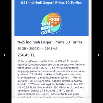Türk Telekom Fahiş Fiyatla Tarife Güncellemesi Mağduriyeti