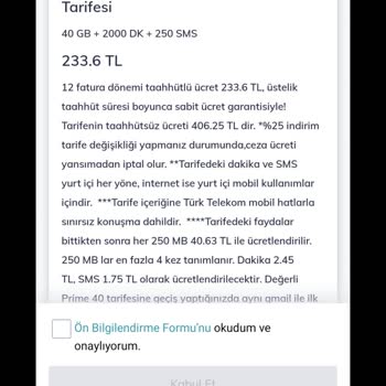 Türk Telekom Fahiş Fiyatla Tarife Güncellemesi Mağduriyeti