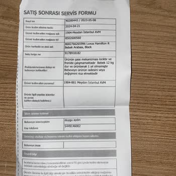 Luxus Hamilton R Bebek Arabası Kırıldı