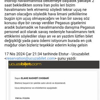 Pegasus Hava Şirketi Uçuş