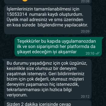 A101 Kapımda Uygulamasından Gelen Çürümüş Avokadolar