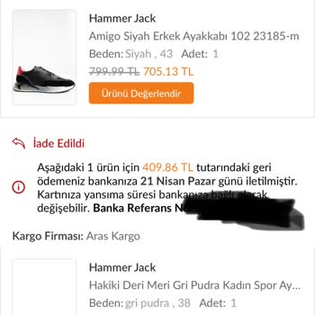Ürün Gelmedi Göndermediler Trendyol
