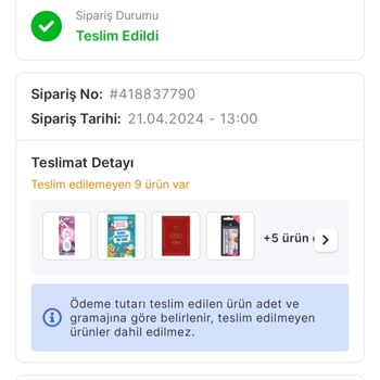 Migros Ekstra Siparişlerim Çok Eksik Geldi.