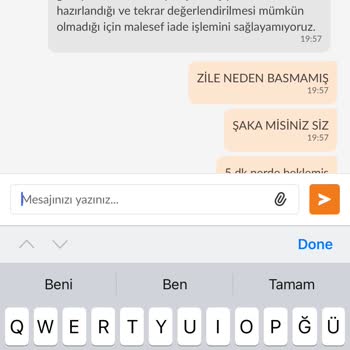 Trendyol Kuryesi Zilimi Çalmadan Geri Döndü