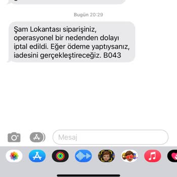 Yemek Sepeti'nin Siparişi Getirmemesi