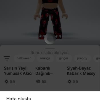 ROBLOX Satin Alma Gerçekleşmiyor