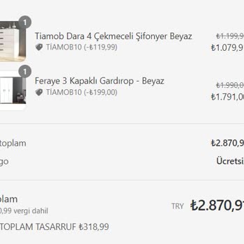 Tiamob Gönderim Sağlamıyor İade İstiyorum