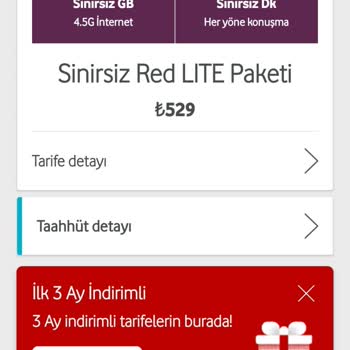 Vodafone Aldatıcı Tarife Tanıtımı