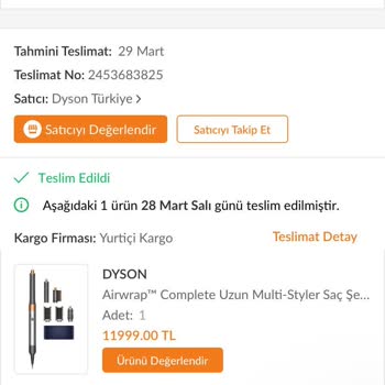 Dyson Airwrap'te Sürekli Yanan Kırmızı Işık Sorunu