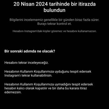 Instagram Hesabın Askıya Alınması