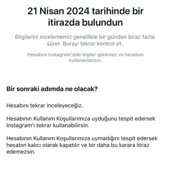Instagram Hesabım Askıya Alındı