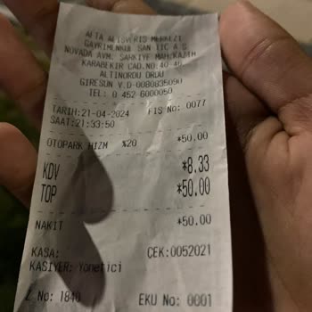 Novada Ordu Mağaza Değişimi Ve Otopark Ücreti Rahatsızlığı