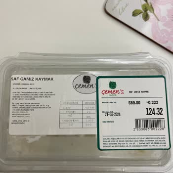 Çemen's Gurme Kıl Çıkan Kaymak Ve Tatsız Yoğurt