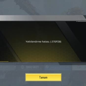 Call Of Duty Yetkilendirme Hatası Alıyorum