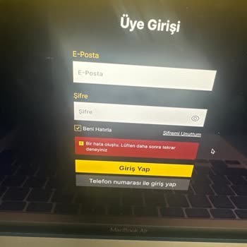 Exxen Bir Hata Oluştu Uyarısı