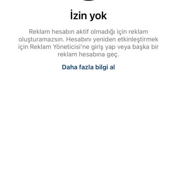 Instagram Hesabımda Sıradışı Hareket Sebebi İle Reklam Yayınlayamama