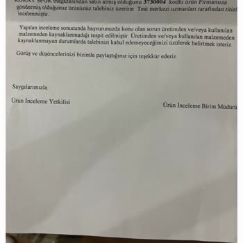 Koray Spor İademi Kabul Etmiyor
