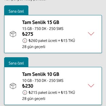 Vodafone Aşırı Zamlar Fahiş Fiyatlamalar Tarife Seçeneklerinin Azaltılması