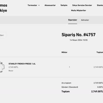 Termos Türkiye Ürün Yok, Firma Yok, Cevap Yok