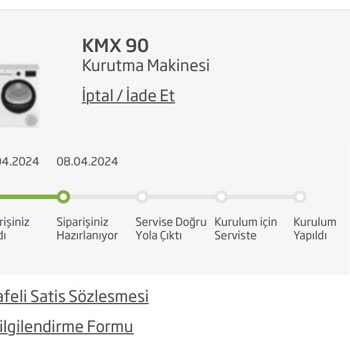 20 Gün Bekleyiş: Beko Kurutma Makinesi Siparişimde İlerleme Yok