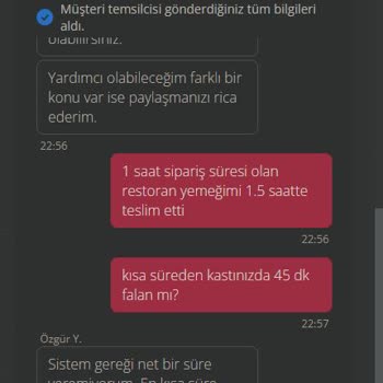 Yemek Sepeti Canlı Yardım Problemi