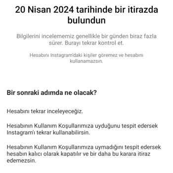 Instagram'ım Askıya Alındı