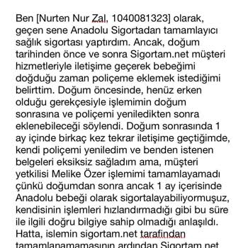 Sigortam.net Müşteri Mağduriyeti!