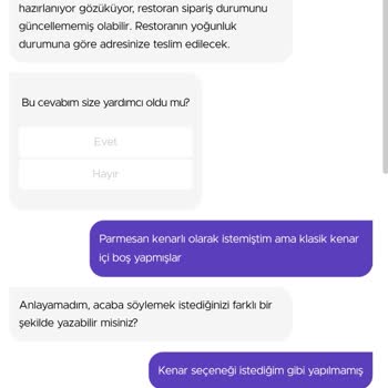 GetirYemek Müşteriyi Hiçe Saymak İlgilenmemek