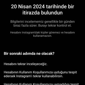 Açılamayan Instagram Hesabım Hakkında Bilgi