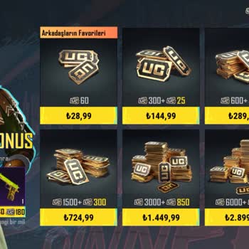 PUBG (Pubgmobile.com) Hesaba Para Yükledim Uc Gelmedi