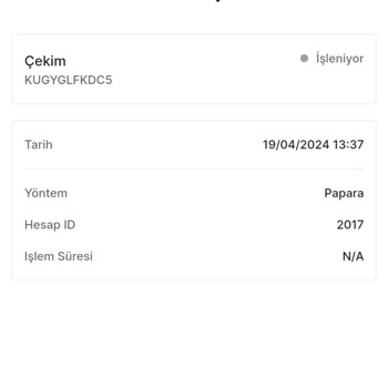 Youwin Para Çekme İşlemi