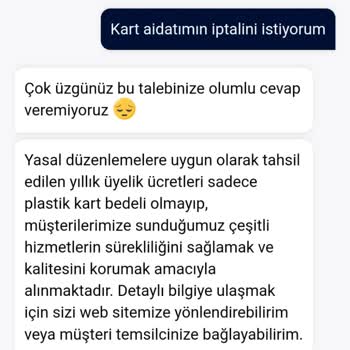 QNB Finansbank Aidat Ücreti İptal Etmek İstemiyor.