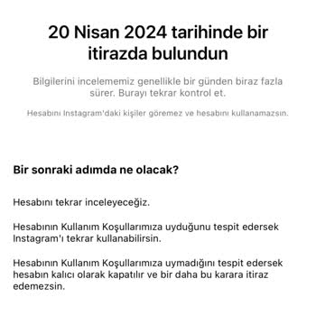 Instagram Hesabımı Askıya Aldı
