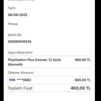 PlayStation Türkiye Ps Plus İzinsiz Abonelik Yenilemesi