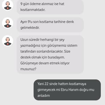 Vodafone Hat Müşteri Hizmetleri Hatası