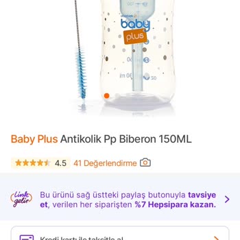 Ebebek Şikayet Biberon Pişmanlık