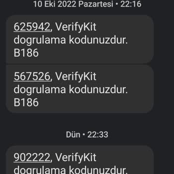 Verifykit Kimlik Doğrulama Mesajlarından Rahatsızlık Duyuyorum