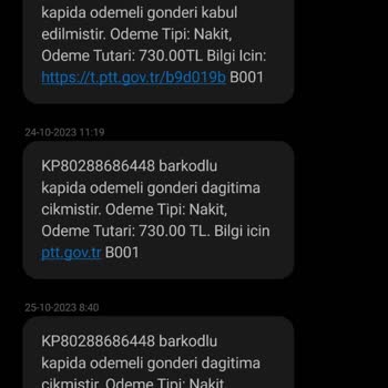 PTT Kargo Kargomun Evime Teslim Edilmemesi