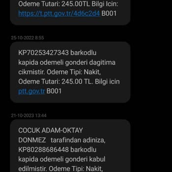 PTT Kargo Kargomun Evime Teslim Edilmemesi