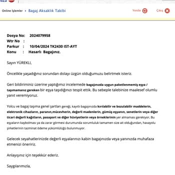THY Fotoğraf Makinemi Kırdı!