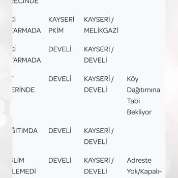 PTT Kargo Köy Dağıtımı Şikayeti