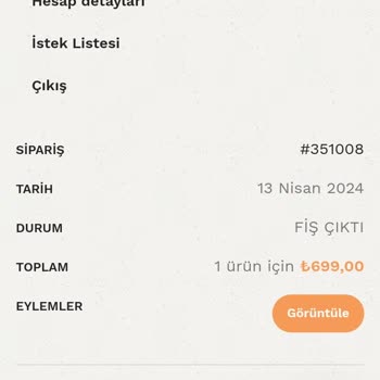 Sanal Yağ Market Yağ Siparişim Gelmedi