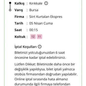 Kurtalan Ekspres Otobüsüm Gelmedi, İletişim Kurulamadı!