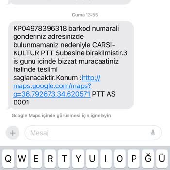 PTT Kargo Mağduriyeti Adrese Teslim Etmeyişleri