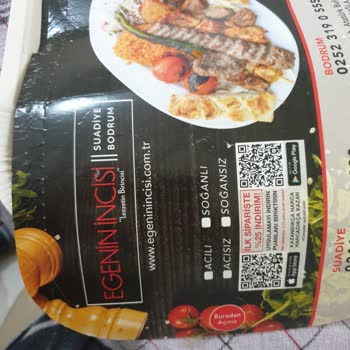 Egenin İncisi Restaurant Egenin İncisi (Bodrum Da) Firmanın Mantisi Yenilecek Gibi Değil